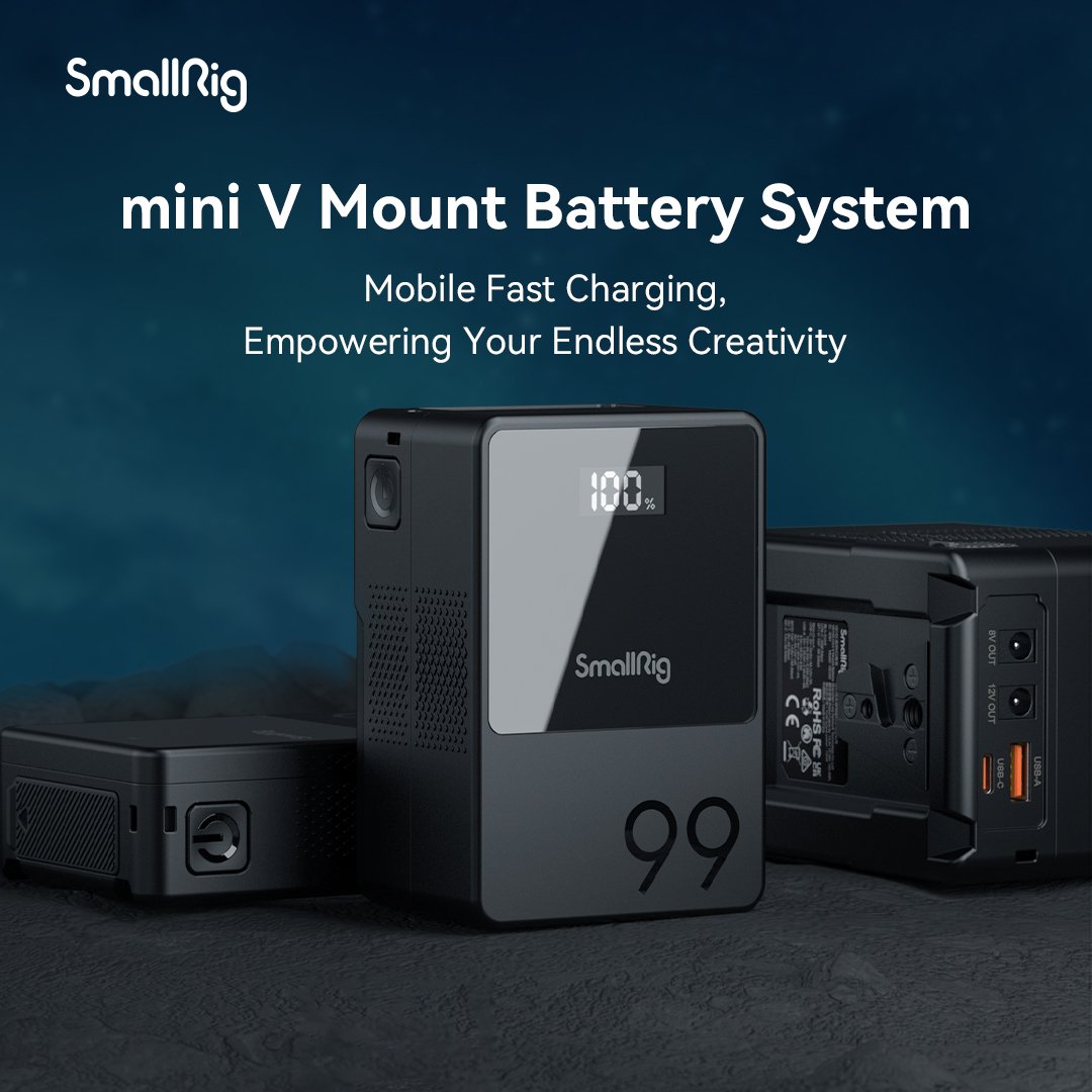 SmallRig VB99 mini V Mount Battery 3580 - cambuy-lives SmallRig VB99 mini V Mount Battery 3580 - cambuy-lives